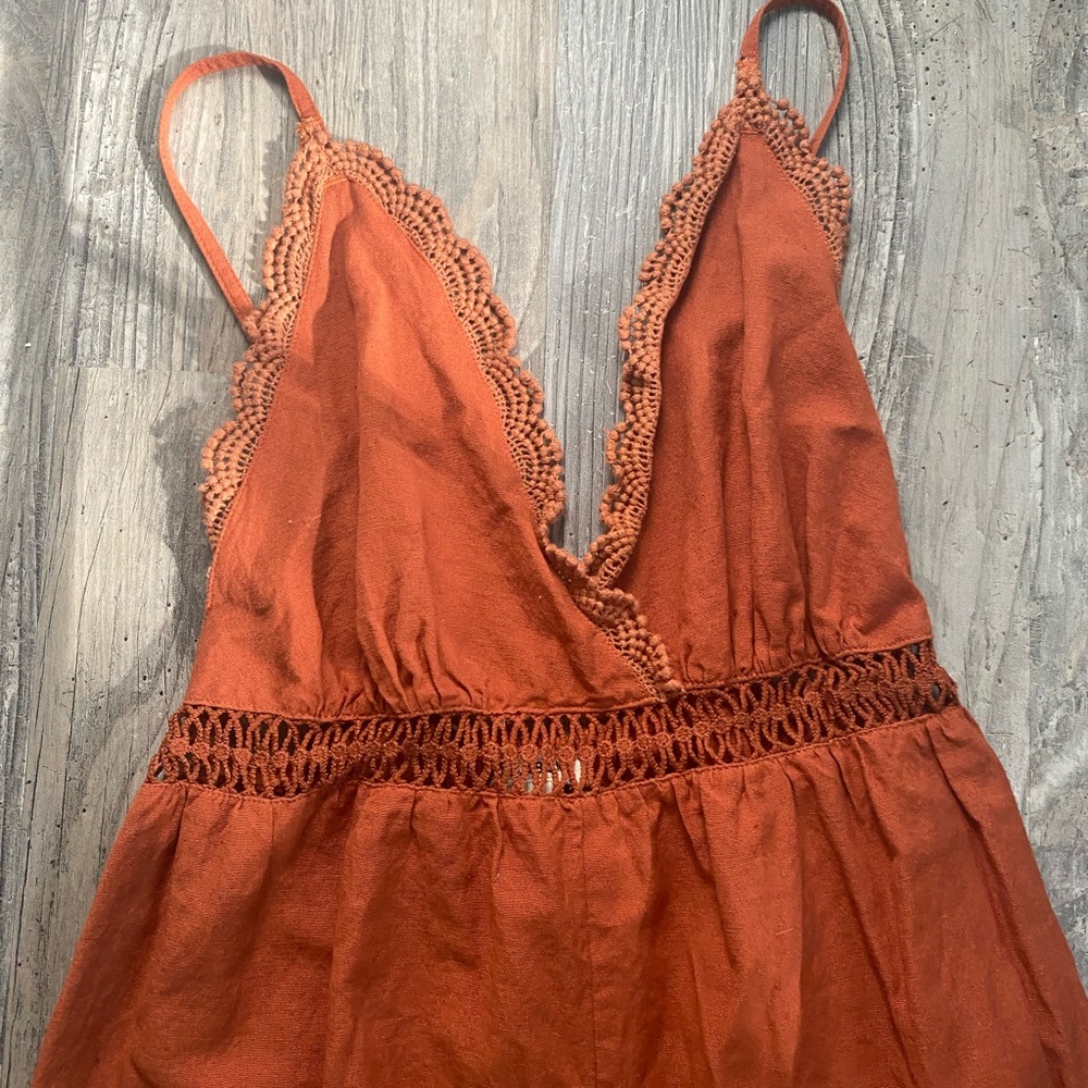Billabong Jumpsuit with crochet details